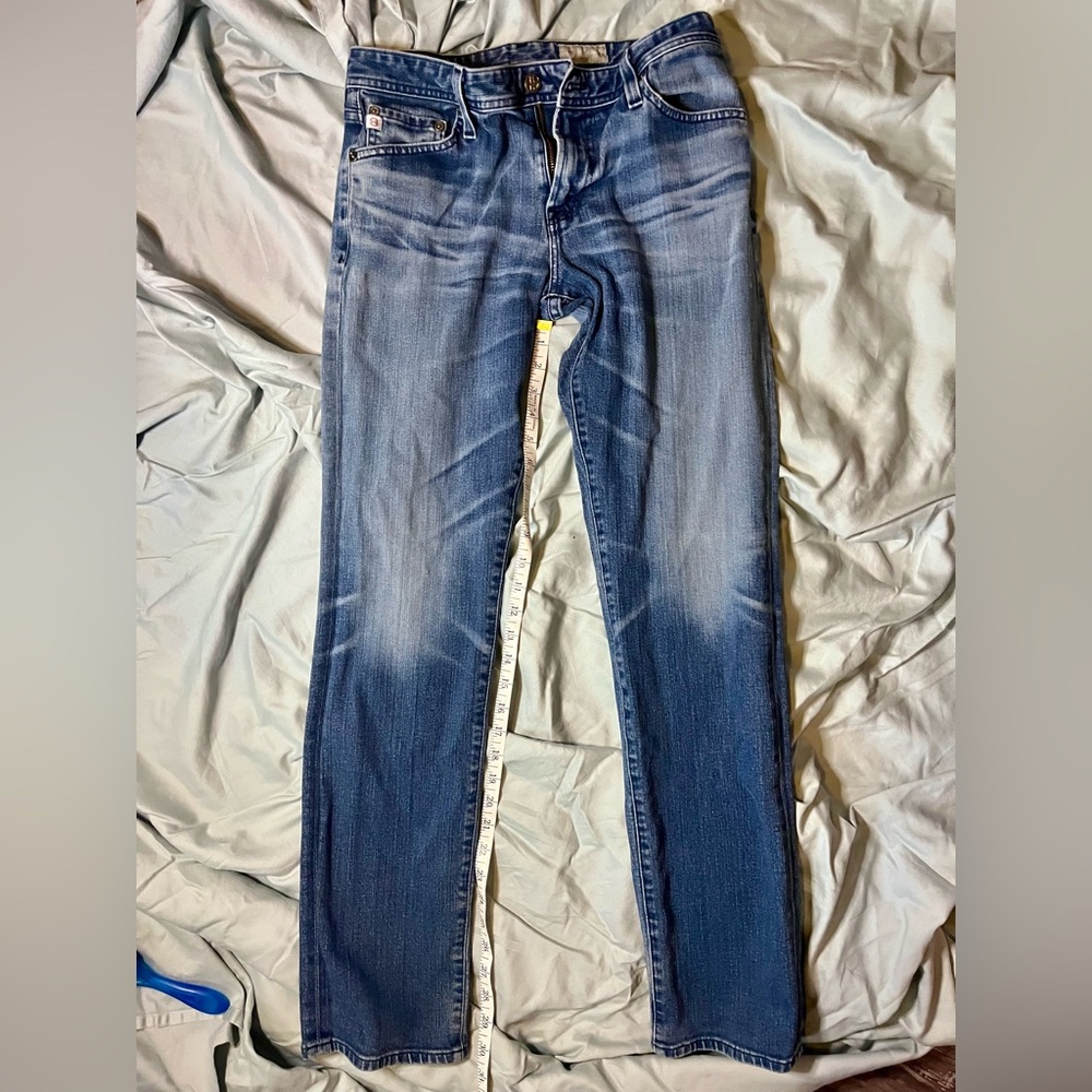 Ag Adriano Goldschmied Dark Blue Denim Jeans